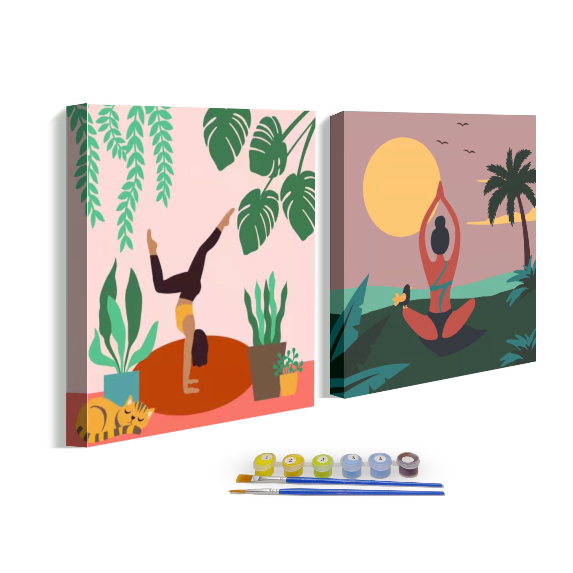 ColorOki ORIGINALS Yoga Paint by Numbers Kit
